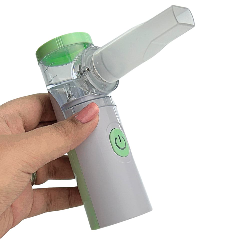 Compact Pocket Mesh Nebulizer + FREE NOCOUGH PATCHES and FREE SHIPPING!